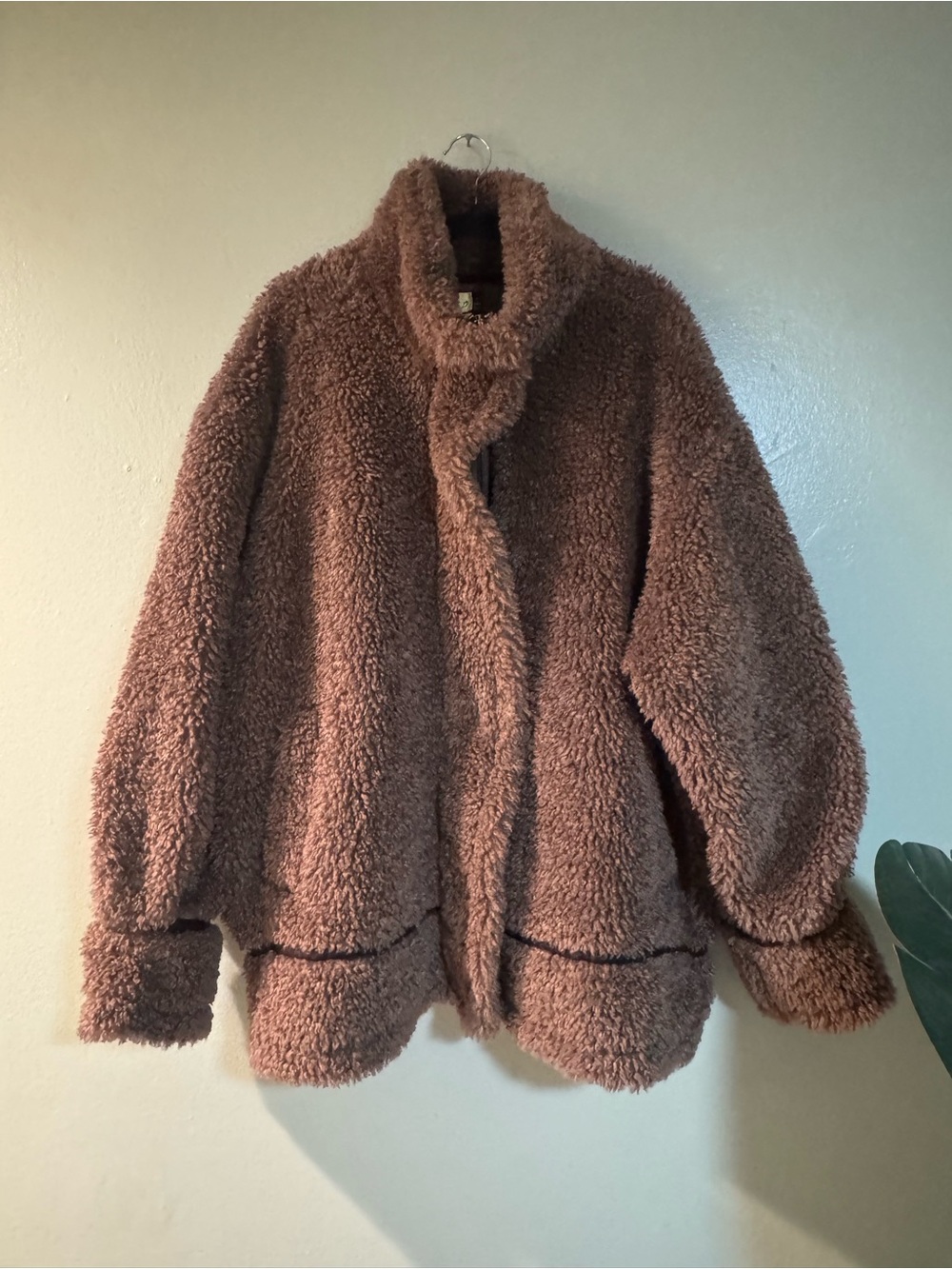 ASOS Plush Teddy Faux-Shearling Coat